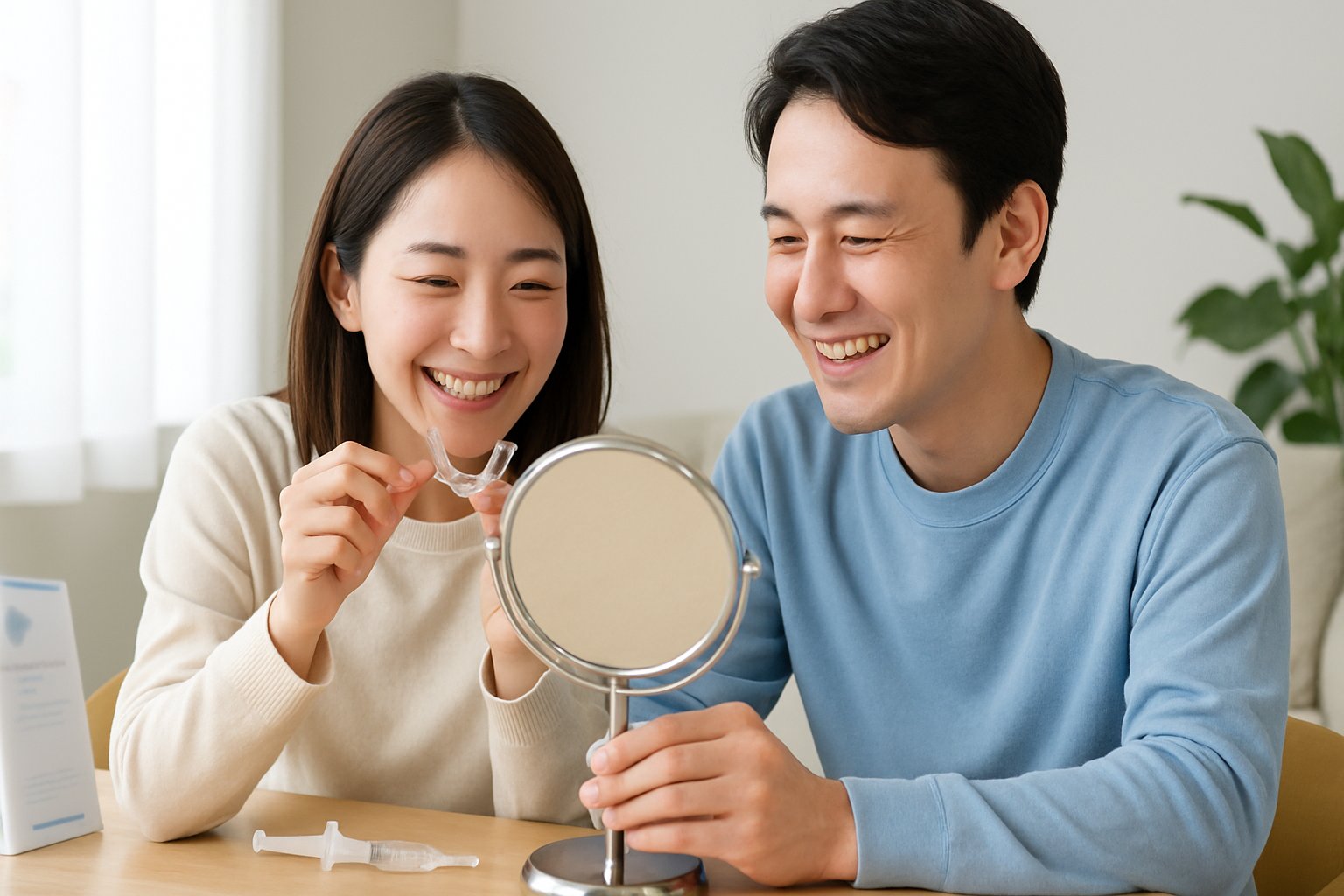 ホームホワイトニングとの併用で白さを維持する方法