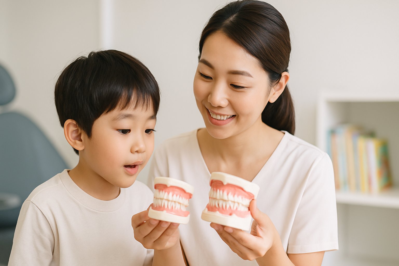 乳歯から永久歯へ：生え替わり時の注意点と見守り方
